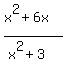 %28x%5E2%2B6x%29%2F%28x%5E2%2B3%29