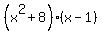 %28x%5E2%2B8%29%28x-1%29
