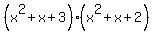 %28x%5E2%2Bx%2B3%29%28x%5E2%2Bx%2B2%29