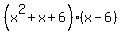 %28x%5E2%2Bx%2B6%29%28x-6%29