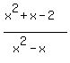 %28x%5E2%2Bx-2%29%2F%28x%5E2-x%29