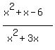 %28x%5E2%2Bx-6%29%2F%28x%5E2%2B3x%29