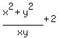 %28x%5E2%2By%5E2%29%2Fxy+%2B+2