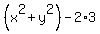 %28x%5E2%2By%5E2%29-2%2A3