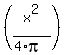 %28x%5E2%2F%284%2Api%29%29