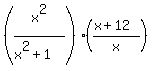 %28x%5E2%2F%28x%5E2%2B1%29%29%28%28x%2B12%29%2Fx%29