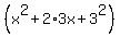 %28x%5E2+%2B+2%2A3x+%2B+3%5E2%29