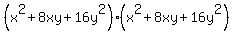 %28x%5E2+%2B+8xy+%2B16y%5E2%29%2A%28x%5E2+%2B+8xy%2B+16y%5E2%29