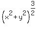 %28x%5E2+%2B+y%5E2%29%5E%283%2F2%29