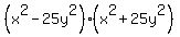 %28x%5E2+-+25y%5E2%29%28x%5E2+%2B+25y%5E2%29