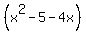 %28x%5E2+-+5+-4x%29