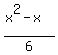 %28x%5E2+-+x%29%2F6+