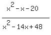 %28x%5E2+-+x+-+20%29%2F%28x%5E2+-+14x+%2B+48%29