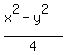 %28x%5E2+-+y%5E2%29%2F4