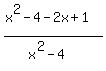 %28x%5E2+-4+-+2x+%2B+1%29%2F%28x%5E2-4%29%29