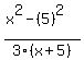 %28x%5E2-%285%29%5E2%29%2F3%28x%2B5%29