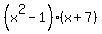 %28x%5E2-1%29%28x%2B7%29