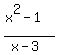%28x%5E2-1%29%2F%28x-3%29