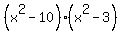 %28x%5E2-10%29%2A%28x%5E2-3%29