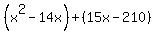%28x%5E2-14x%29%2B%2815x-210%29