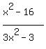 %28x%5E2-16%29%2F%283x%5E2-3%29