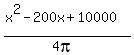%28x%5E2-200x%2B10000%29%2F%284pi%29