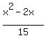 %28x%5E2-2x%29%2F15