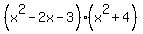 %28x%5E2-2x-3%29%28x%5E2%2B4%29