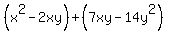 %28x%5E2-2xy%29%2B%287xy-14y%5E2%29
