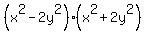 %28x%5E2-2y%5E2%29%28x%5E2%2B2y%5E2%29
