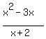 %28x%5E2-3x%29%2F%28x%2B2%29