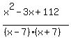 %28x%5E2-3x%2B112%29%2F%28%28x-7%29%28x%2B7%29%29