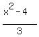 %28x%5E2-4%29%2F3
