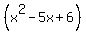 %28x%5E2-5x%2B6%29