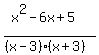 %28x%5E2-6x%2B5%29%2F%28%28x-3%29%28x%2B3%29%29