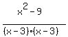 %28x%5E2-9%29%2F%28%28x-3%29%28x-3%29%29