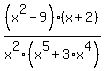 %28x%5E2-9%29%2Fx%5E2%2F%28x%5E5%2B3%2Ax%5E4%29%2A%28x%2B2%29