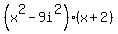 %28x%5E2-9i%5E2%29%28x%2B2%29