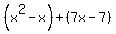 \"%28x%5E2-x%29%2B%287x-7%29\"