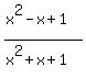 %28x%5E2-x%2B1%29%2F%28x%5E2%2Bx%2B1%29