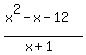 %28x%5E2-x-12%29%2F%28x%2B1%29