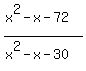 %28x%5E2-x-72%29%2F%28x%5E2-x-30%29