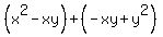 %28x%5E2-xy%29%2B%28-xy%2By%5E2%29