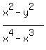 %28x%5E2-y%5E2%29%2F%28x%5E4-x%5E3%29