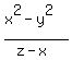 %28x%5E2-y%5E2%29%2F%28z-x%29