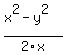 %28x%5E2-y%5E2%29%2F2x