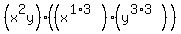 %28x%5E2y%29%28%28x%5E%281%2A3%29%29%28y%5E%283%2A3%29%29%29