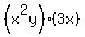 %28x%5E2y%29%283x%29
