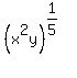 %28x%5E2y%29%5E%281%2F5%29
