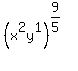 %28x%5E2y%5E1%29%5E%289%2F5%29